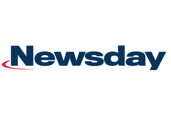 A logo of newsday